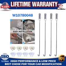 Update W10780048 Washer Suspension Rod Kit For Whirlpool Kenmore Washing Machine