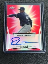 2017 Leaf Metal Draft Red Parallel Reggie Lawson RC Auto 1/5 eBay 1/1 Padres SSP