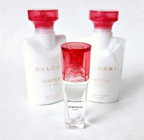Bvlgari Omnia Coral Body Lotion Face & Eau de Toilette Spray 3 Pc Perfume