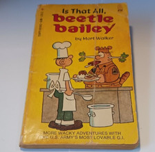 VTG 1976 Is That All, Beetle Bailey Mort Walker Humor Book #14 1976