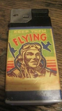 Scripto Retro Lite Series 1 LIGHTER -KEEP THEM FLYING WWII AVIATOR-UNTESTED