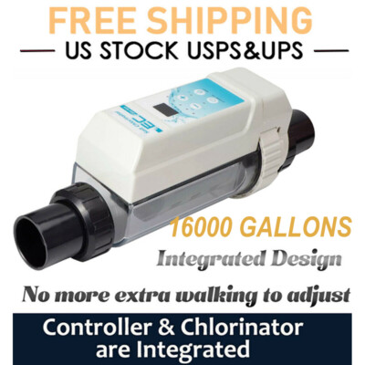 Pool Salt Water Chlorine Generator for 26.400 Gal Above Ground Inground Pools