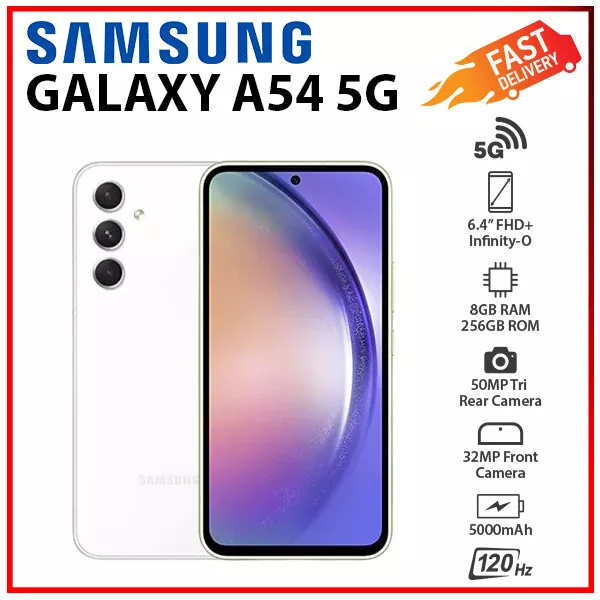 Samsung Galaxy A54 5G 6,4'' 256GB Negro - Smartphone