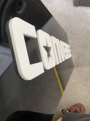 Converse Sign Perspex Large From D H Evan’s Oxford St Raised Lettering - Picture 3 of 9