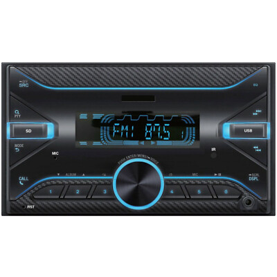 Audiotek 300W 2DIN Car Audio Stereo Receiver Bluetooth FM Radio USB SD Head Unit