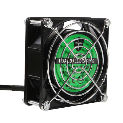 EC Axial Fan AC 110V 115V 120V 220V 240V, 80Mm X 25Mm Brushless Cooling Fan, Com