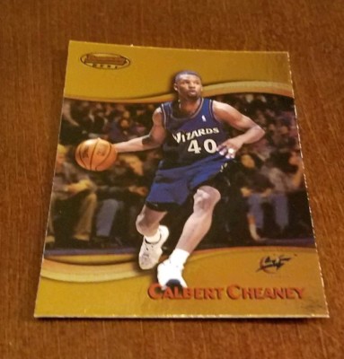 1998 Bowman's Best Basketball #62 Calbert Cheaney Washington Wizards 