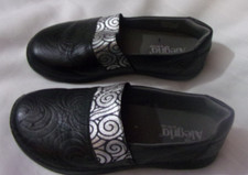 Alegria BY PG LITE Women's Black Swirl Pattern GLE-681 Loafers Shoes 37-US 6.5-7