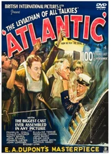 ATLANTIC  1929 DVD Titanic disaster Classic First sound film Madeleine Carroll