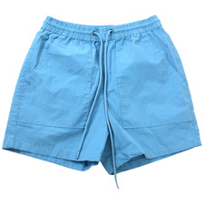 PacSun Swim Trunks Mens Small Blue Cotton Pockets Elastic Waist Drawstring