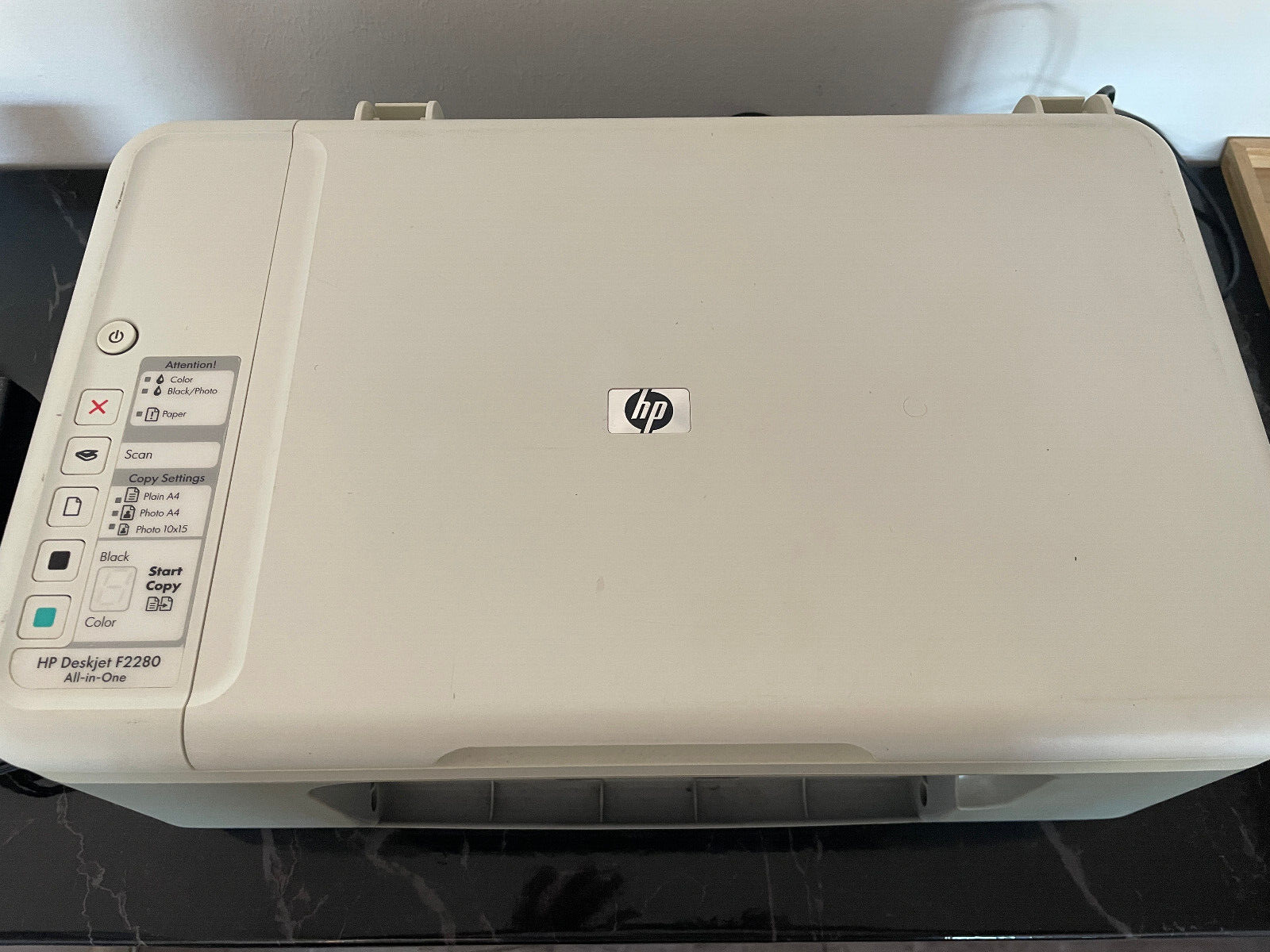 binde Glamour salt HP DeskJet F2280 All-in-One Drucker - Weiß/Grau online kaufen | eBay