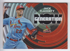 2022 TOPPS BASEBALL JACK FLAHERTY /299 BLACK GENERATION NOW GN-51 Cardinals