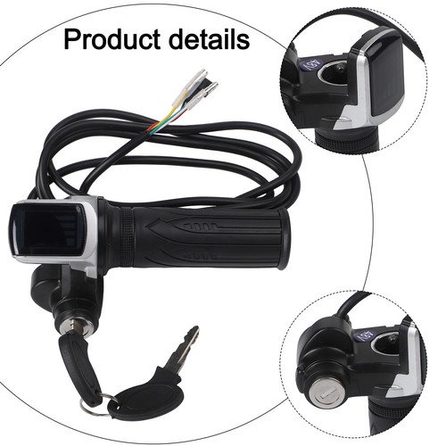 Throttle Grip+Keys Lock Power Indicator 36V 48V 60V Electric Scooter Replacement - Picture 22 of 52