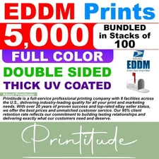 5000 EDDM MAILERS PERSONALIZED 6.5X9 FULL COLOR 2 SIDE 16PT w/ Bundling in 100s