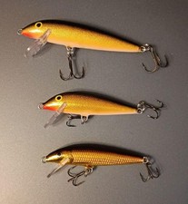 Rapala Cd9 Cd7 F7 Gold Series 3 Piece Set