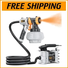 Effortless Painting with 700W HVLP Spray Gun & 6.5FT Air Hose | ETL Certified