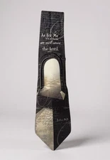 Eagles Wings 100% Silk Tie Josh. 24:15 “As For me And My House…” L61” W3.25” EUC