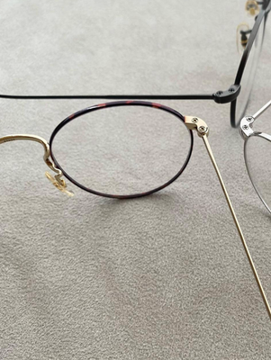 Amber DTBK Foil ~OLIVER PEOPLES COLERIDGE 50mm OV1186 MSRP$461