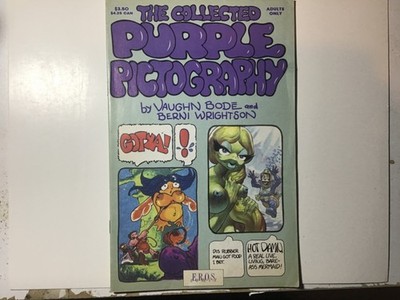 The Collected Purple Pictography Vaughn Bode Bernie Wrightson 1991. Fine.