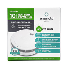 Emerald EVO10RF 2026 NEW Smoke Alarm Radio Frequency 10 Year Battery Powered