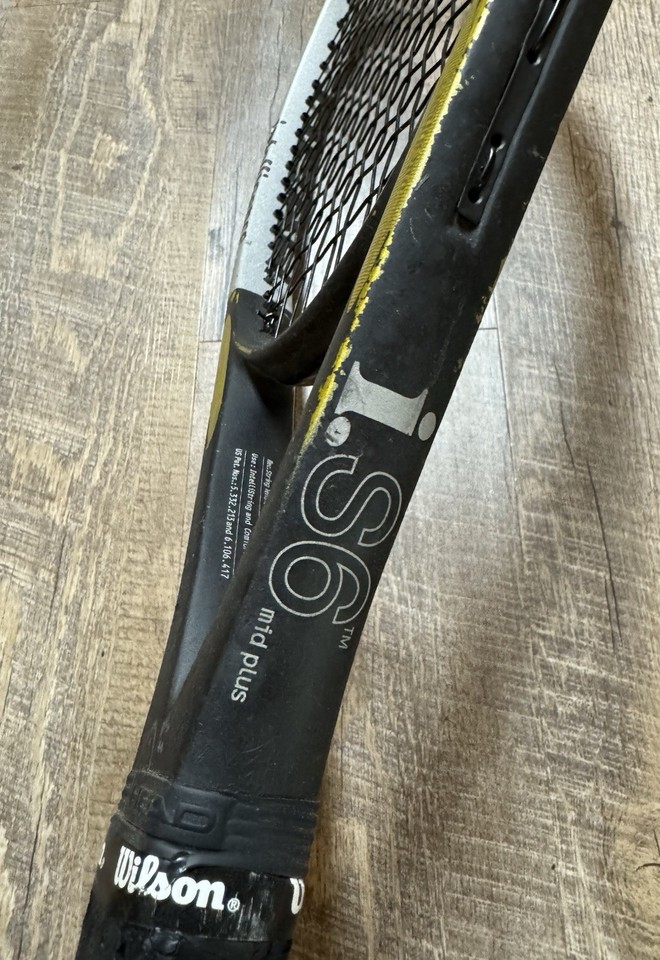 The Intelligent Racket Head Intelligence i.S6 MidPlus Mid Plus Tennis Racket Racquet 4 3/8 ...
