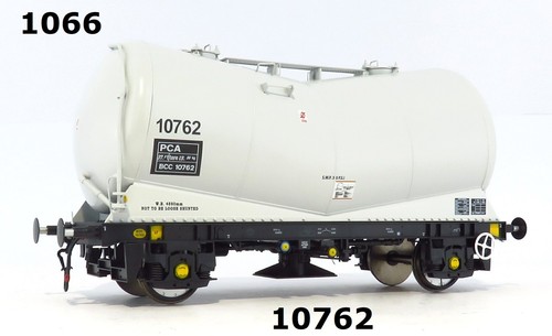 Heljan 1066 PCA Pulvertank 10762 in BR grau (1980er) Lackierung Ära 8/9 | Condition: New