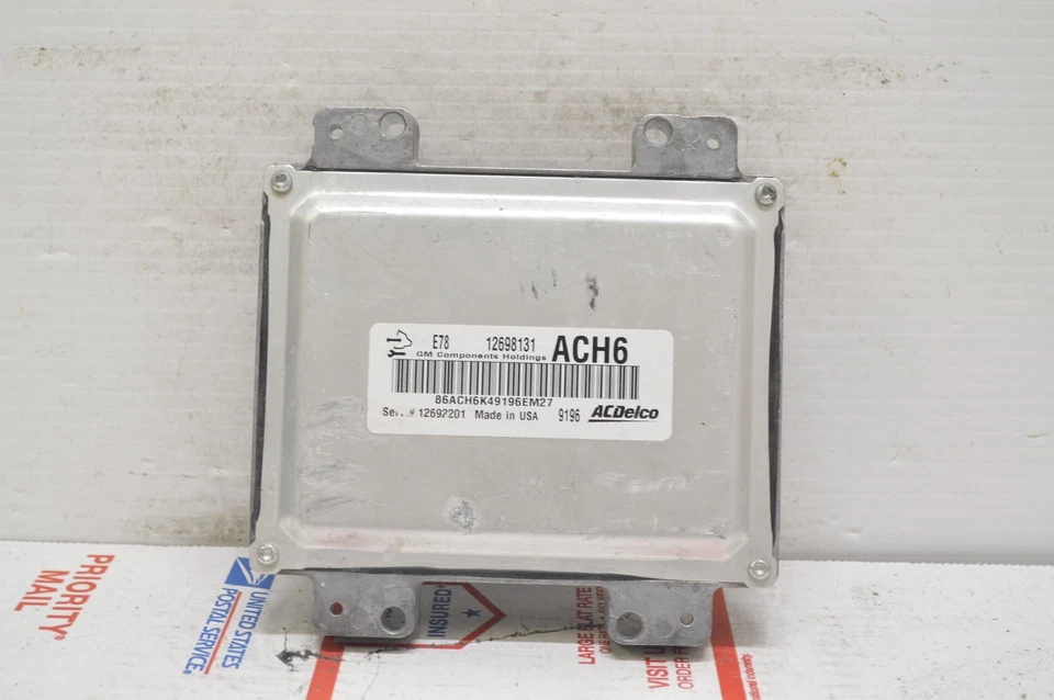 Chevrolet Trax 12698131 2017 2018 unidad de módulo de control del motor Ecm H72 026 Foto 2 de 4