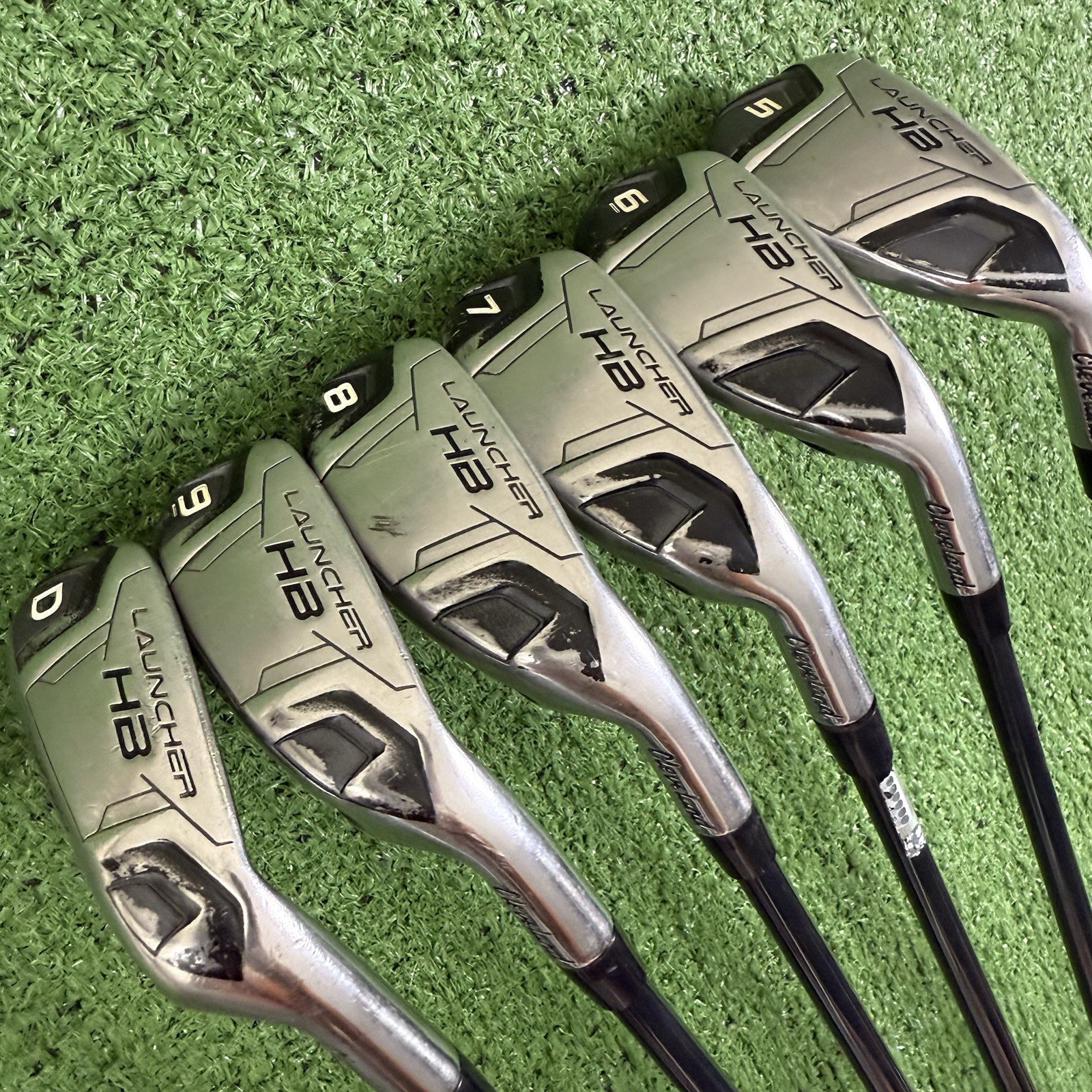 Cleveland Launcher HB Turbo Iron Set Miyazaki A Senior A Fle