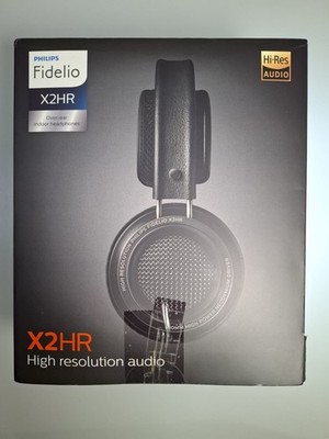 Philips Fidelio X2HR Open-Back Hi-Res Wired Headphones Black Almost New