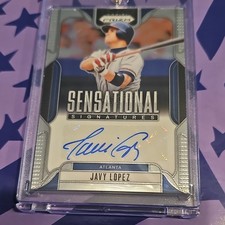 2025 Panini Prizm Sensational Signatures Javy Lopez Braves Autograph #SS-JL