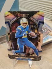 2022 Panini Select - Concourse Keenan Allen #15 Silver Prizm Die-Cut- Chargers 