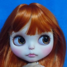 Icy Doll Custom Doll Artist Made w/Wig, Blythe Size New Wig, Cut Base Head OOAK