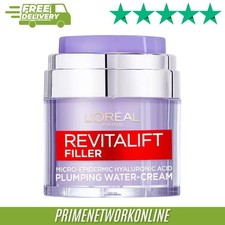 L’Oréal Paris Revitalift Filler Hyaluronic Replumping Water Cream 100% NEW ⭐⭐⭐⭐⭐
