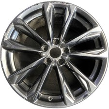 Rear Lexus Black Chrome IS350 OEM Wheel 19" 2021-2025 Alloy Original Rim 74397