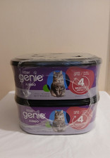 Litter Genie JUMBO Refill 2 Pack 56 ft Odor Control Cat Litter Bags NEW SEALED