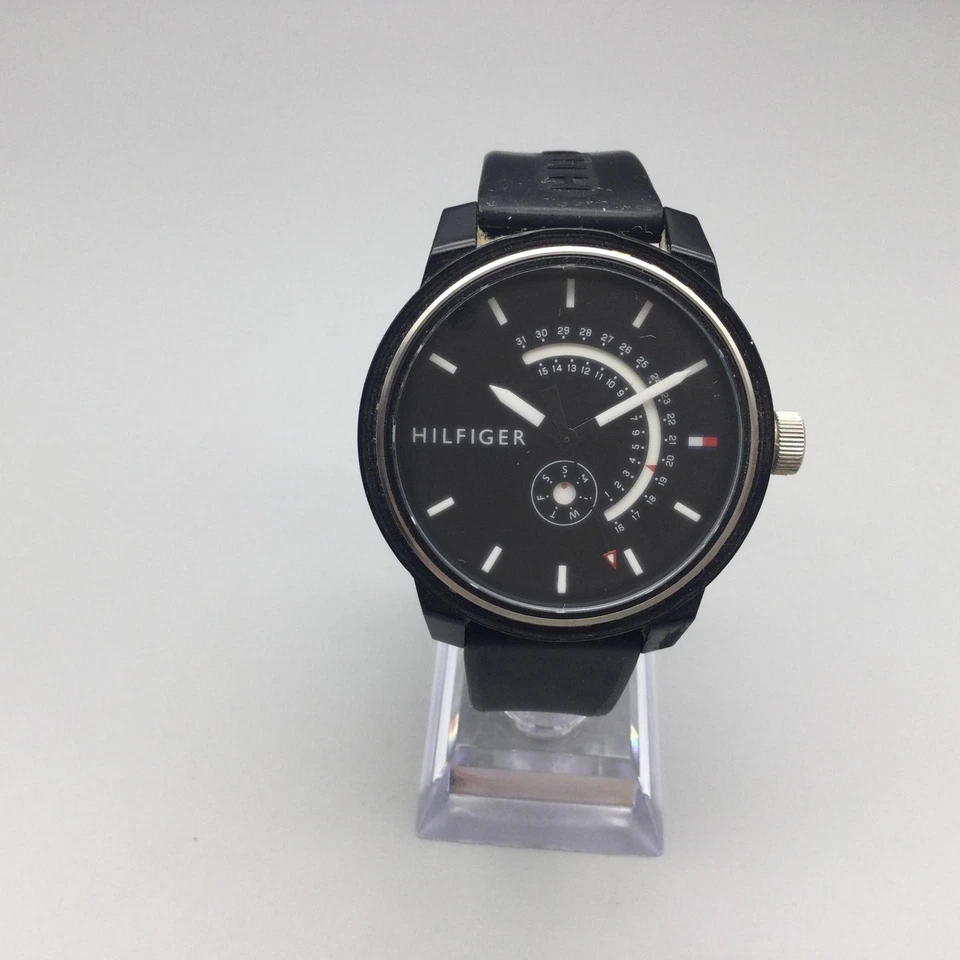 Tommy Hilfiger Reloj Hombre 44mm Multifunción TH.306.1.41.2435 Día Fecha Foto 2 de 4