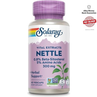 Natural Nettle Root Extract 300 mg - Prostate & Urinary Health for Men, 60 Count
