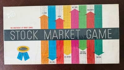 Vintage Stock Market Board Game 1963 Whitman Publishing Complete In Box