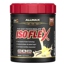 ISOFLEX Whey Protein Isolate 27g Protein Lactose Free Vanilla 0.9 lb