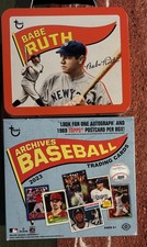 2023 Topps Archives Babe Ruth Collector Lunch Box Tin w/Box NO CARDS