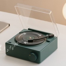 Record Player Bluetooth Speaker 3 Modes HiFi Stereo Sound Portable Wireless
