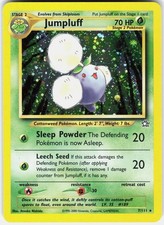 Pokemon Jumpluff 7/111 Rare Neo Genesis Pokemon Unlimited Holo Near Mint