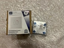 5 Stück British General 900 Serie 13A geschaltete abgesicherte Spur Flex Steckdose weiß - AZ