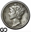 1924-S Mercury Dime *Key Date* Choice AU, Low Mintage