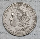 1885-S Morgan Dollar Tough Date VF! #3EXQ