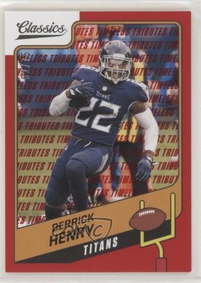 2021 Panini Classics Timeless Tributes Red 62/75 Derrick Henry #5 9o3