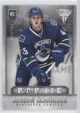 2013-14 Panini Titanium Rookie Retail 112/299 Jordan Schroeder #157 4r3