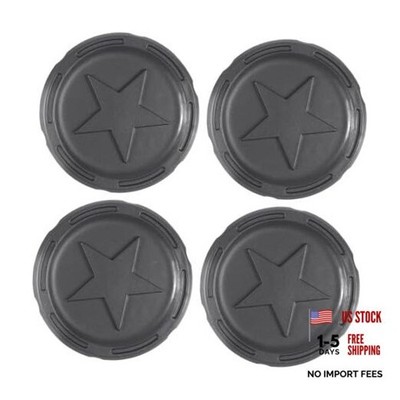 4pcs Black Tire Wheel Center Hub Caps Compatible with Can-Am Maverick R MAX X