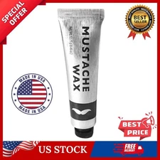 1 Tube Mustache Styling Wax Strong Hold Water Based Wax for Men Stache Beard Sid