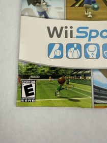 Nintendo Wii 2006 Sports Game WiiSports, Cardboard Sleeve CIB Tested